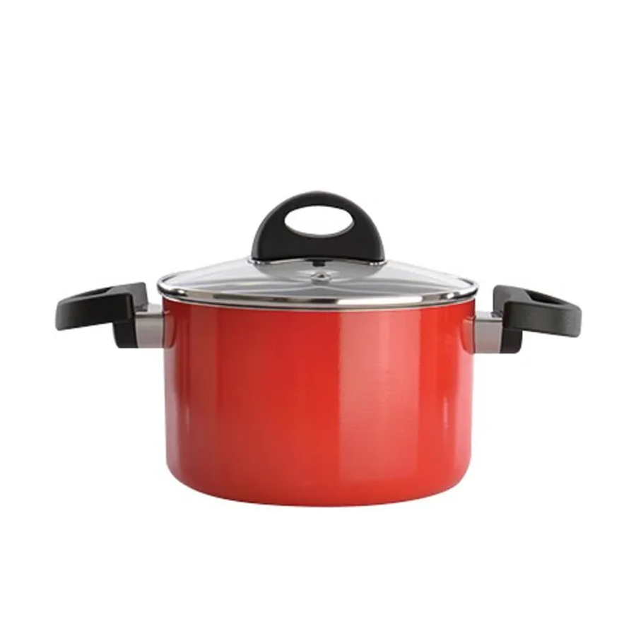 BergHOFF Eclipse Kookpot Met Deksel Rood Ø16cm